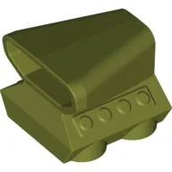 Engine / Air Scoop 2 x 2 / Olive Green