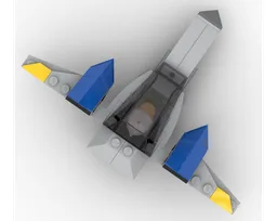 Mini Arwing with duck pilot