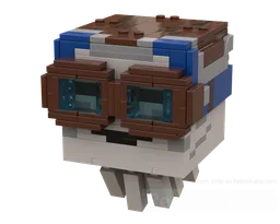 Happy Ghast with Harness