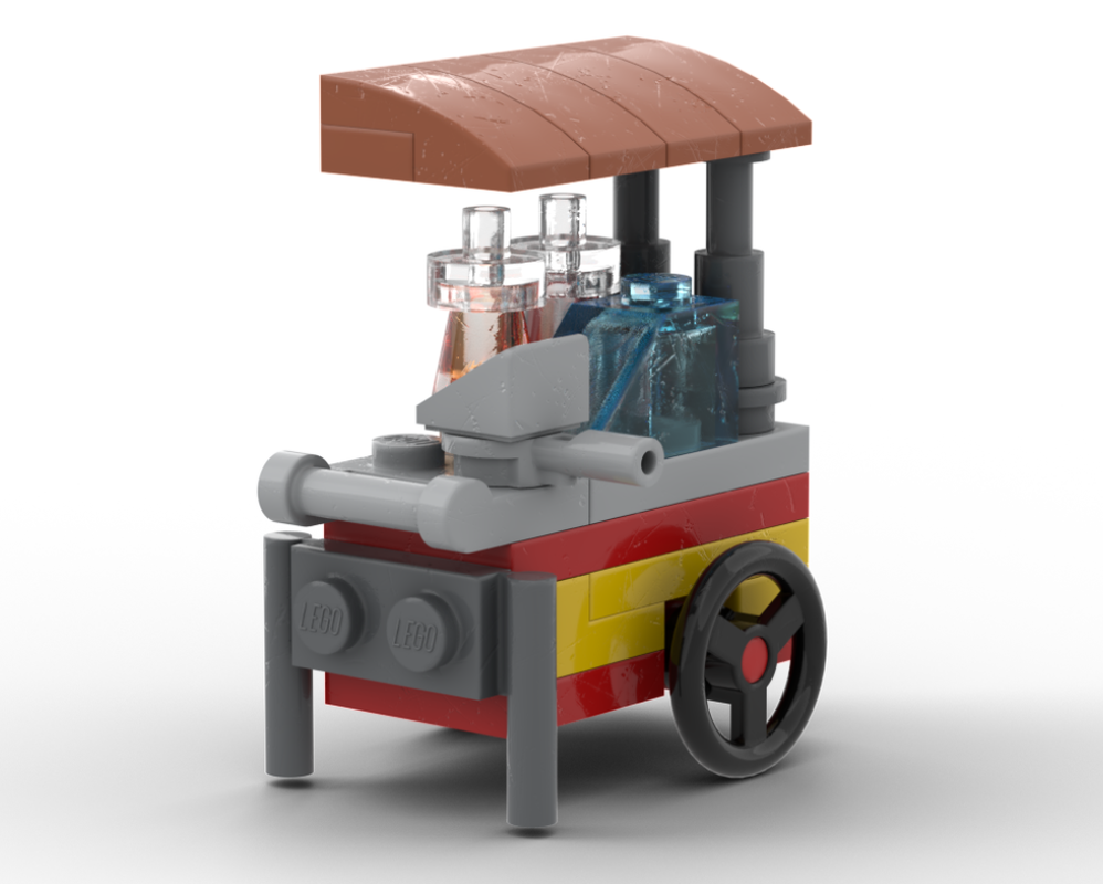 Lego Carrito de Piraguas - Puerto Rico Edition (Minifig Scale)