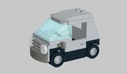 60258-1 Car - Light Bluish Gray Body