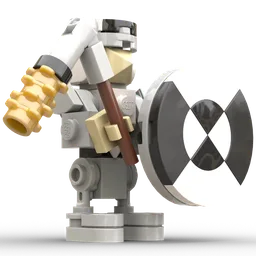 Medieval Royal Guard Knight with Scorpion