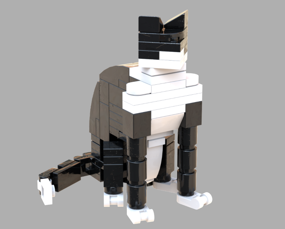 Lego Mini Tuxedo cat
