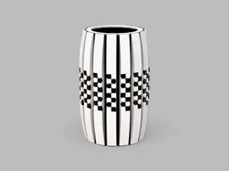 Botanical Vase 1 - Black and White