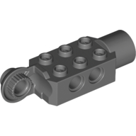 Lego Technic Brick Special 2 x 3 with Pin Holes, Rotation Joint Ball Half [Vertical Side], Rotation Joint Socket