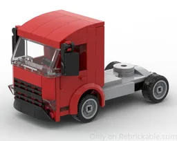 Cargo truck (red)