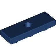 Tile Special 1 x 3 Inverted with Center Hole / Dark Blue