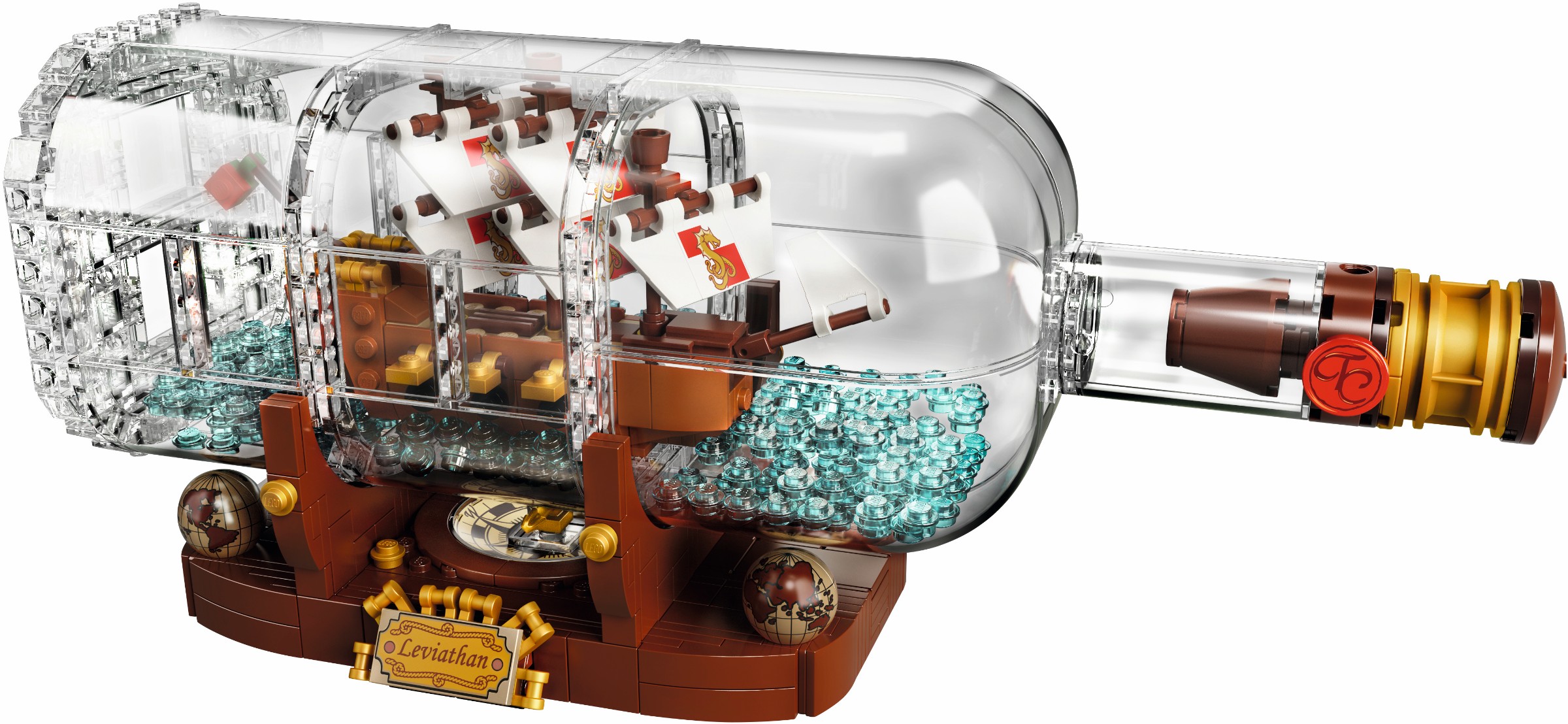 Lego Ship in a Bottle