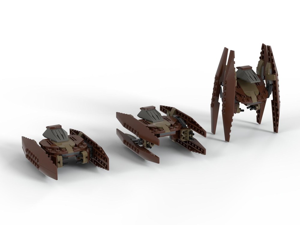 Lego Upgraded Nostalgia: 7111 Droid Fighter overengineered