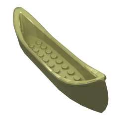 Boat / Canoe / Olive Green