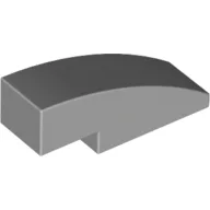 Brick Curved 3 x 1 No Studs / Light Bluish Gray