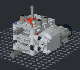 2-Function selector with L-motor