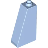 Brick Sloped 75° 2 x 1 x 3 with Hollow Stud / Bright Light Blue