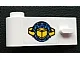 Door 1 x 3 x 1 Left with Box and Arrows and Globe Pattern (Sticker) - Sets 6542 / 4555