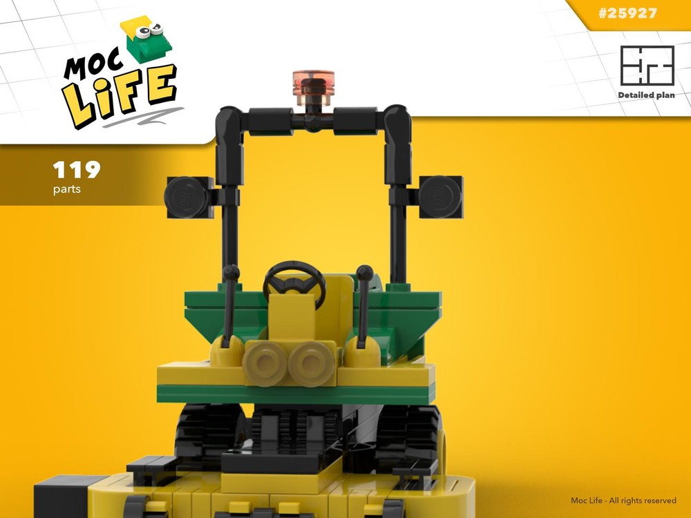 Lego John Deere front mower