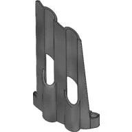 Technic Panel Fairing # 3 Large Long, Large Holes, Side A / Pearl Dark Gray