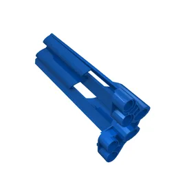 Technic Panel Fairing # 4 Large Long, Large Holes, Side B / Blue