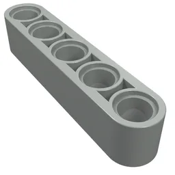 Technic Beam 1 x 5 Thick / Light Gray