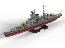 Admiral Hipper Class Heavy Cruiser - "Blücher" Scale 1:300