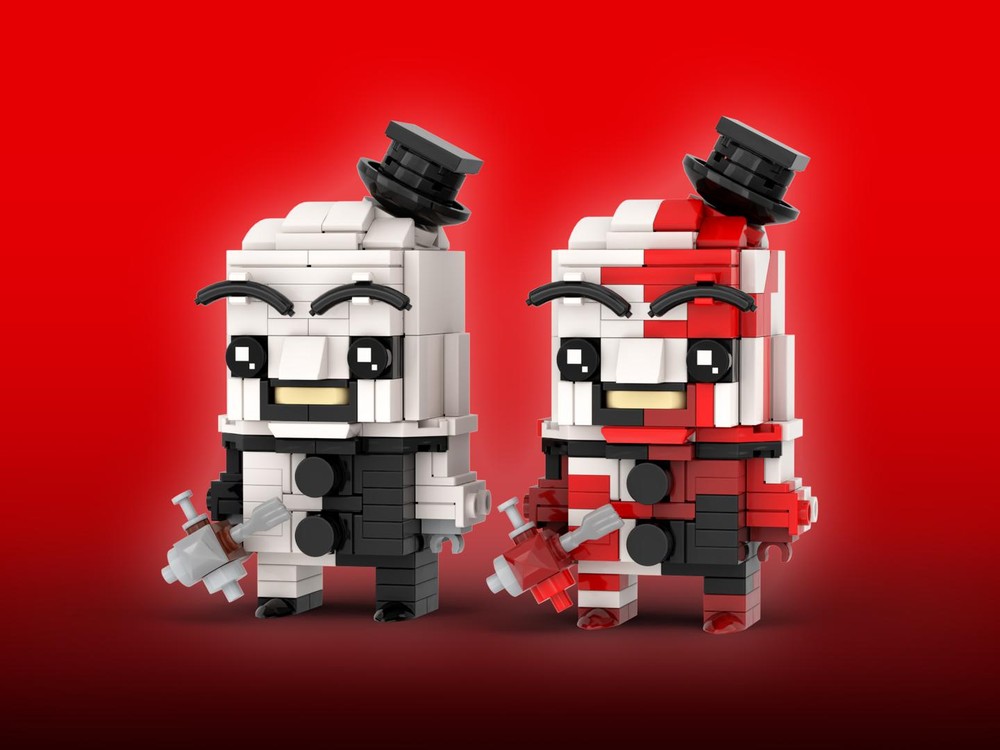 Lego Art the Clown Brickheadz LEGO MOC - Terrifier