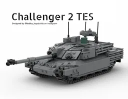 Lego Challenger 2 TES in 1/45th scale