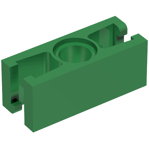 Lego Znap Beam 3, 1 Hole / Green
