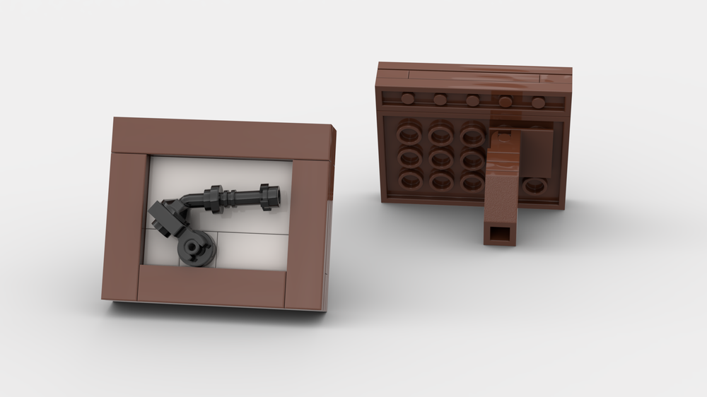 Lego A Framed Picture of a Handlebar [Micro Scale]