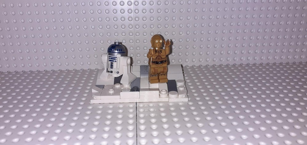Lego Star wars minifig stand snowy