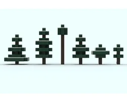 Block Accurate Spruce Trees