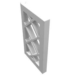 Window 1 x 2 x 3 Pane Latticed / White