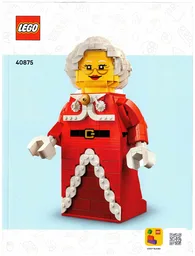 Up-Scaled Mrs. Claus Minifigure