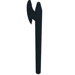 Weapon Halberd / Axe / Black