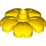 Lego Duplo Plant, Flower with 1 Top Studs / Yellow