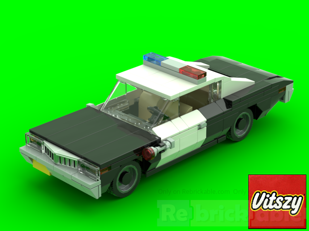 Lego Dodge Monaco police car