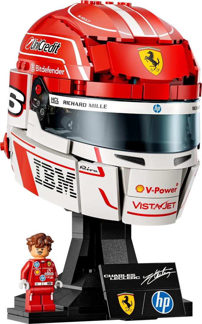 Lego Scuderia Ferrari HP Charles Leclerc Helmet