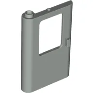 Door 1 x 4 x 5 Train Left / Light Gray