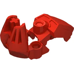 Large Figure Foot, Type 1 / Red