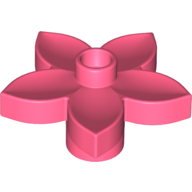 Lego Duplo Plant, Flower with 1 Top Stud / Coral