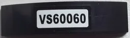 Slope, Curved 4 x 1 x 2/3 Double with 'VS60060' Pattern (Sticker) - Set 60060