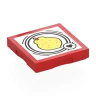 Tile Special 2 x 2 with SMART Tag with Sitrus Berry Print / Red