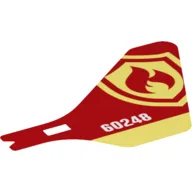 Wing, Tail, with Fire Logo Print (Fire Helicopter) / [No Color/Any Color]