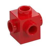 Brick Special 1 x 1 Studs on 4 Sides / Red