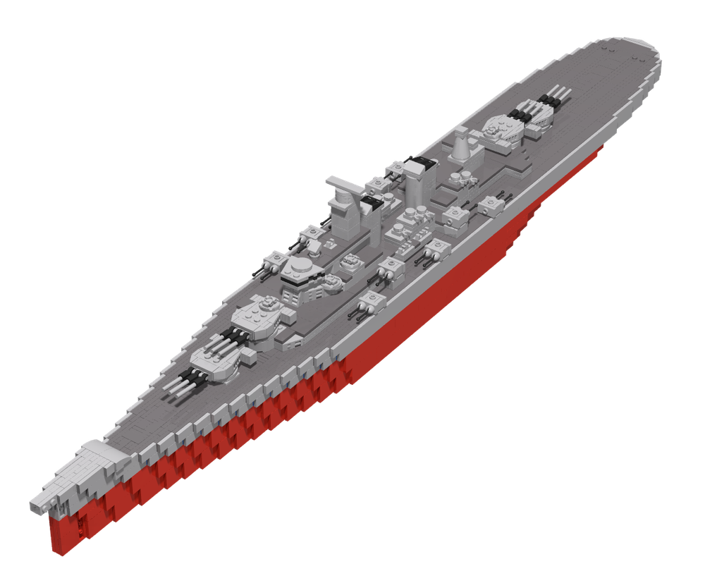 Lego 1:350 Scale Montana Class Battleship