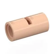 Technic Pin Connector Round [Slotted] / Light Nougat