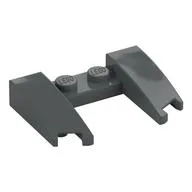 Brick Wedged, Curved 3 x 4 x 2/3 Cutout / Dark Bluish Gray