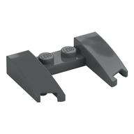 Lego Brick Wedged, Curved 3 x 4 x 2/3 Cutout / Dark Bluish Gray