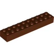 Brick 2 x 10 / Reddish Brown