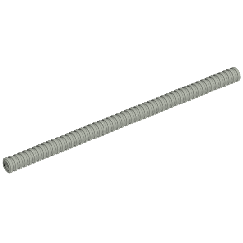 Lego Hose, Ribbed 7mm D. 16L / 12.8cm / Light Gray