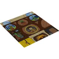 Lego Backdrop, Lenticular with Hufflepuff Common Room Print / Trans-Clear