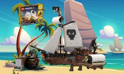 Pirate Sloop and Treasure Mine